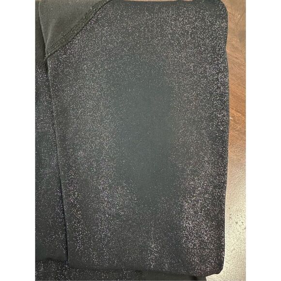 Beyond Yoga Shimmer Panel Curve High Waisted Midi Legging in Black - S - Picture 12 of 13